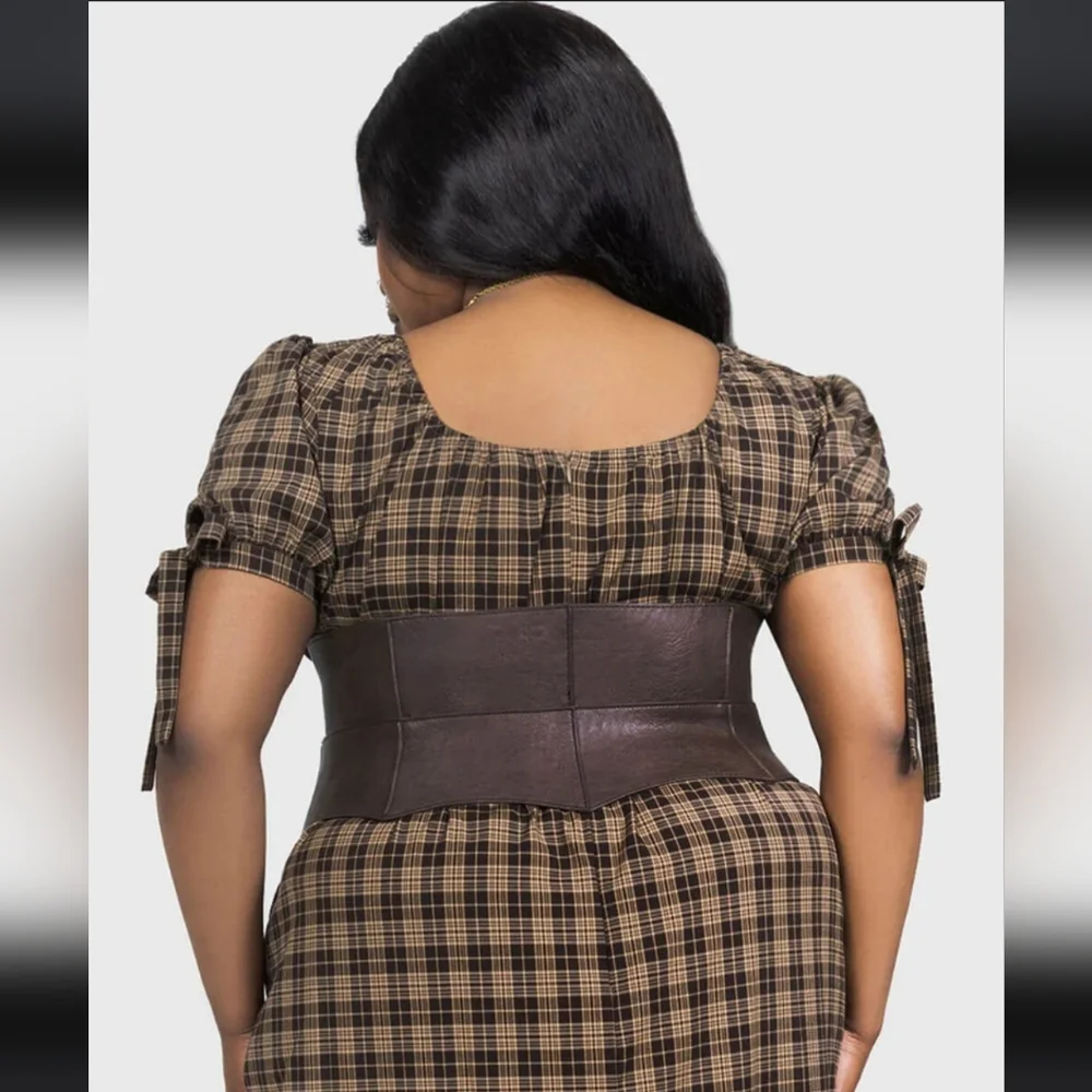Killstar Dark Brown Corset Belt - Picture 5 of 5